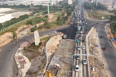 [Video] Thông xe Cầu Thăng Long trước hạn sau khi lắp đặt trạm cân tự động