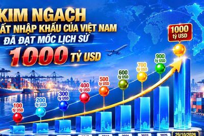 Hôm nay - 29/10, kim ngạch xuất nhập khẩu Việt Nam chính thức đạt 1.000 tỷ USD
