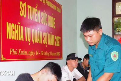 Tuyển quân năm 2027 tại thành phố Huế: Chắc từ gốc, vững từ tâm