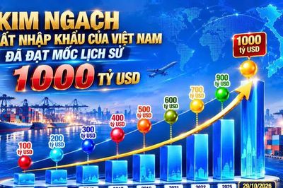 Cục Hải quan: Kim ngạch xuất nhập khẩu đạt mốc 1.000 tỷ USD