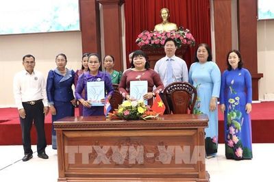 Phụ nữ Đồng Tháp và Prey Veng nối dài nhịp cầu hữu nghị