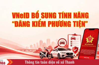 VNeID bổ sung tính năng “Đăng kiểm phương tiện”