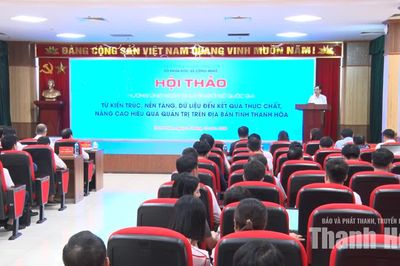 Thúc đẩy chuyển đổi số gắn với nâng cao hiệu quả quản trị tại Thanh Hóa