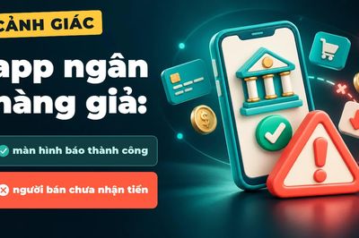 Cảnh giác app ngân hàng giả: màn hình báo thành công, người bán chưa nhận tiền