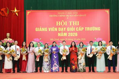 Bắc Ninh: Trường Chính trị Nguyễn Văn Cừ tổ chức hội thi Giảng viên dạy giỏi