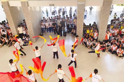 Đoàn Trường THPT Chuyên Lê Quý Đôn - Đông Hải rộn ràng chuẩn bị cho cầu truyền hình chung kết Đường lên đỉnh Olympia 2026