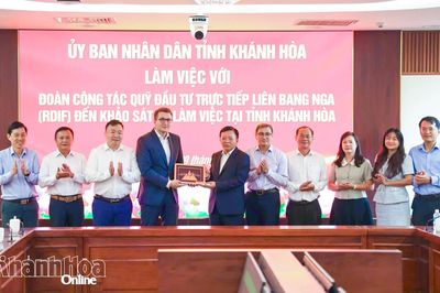 Phó Chủ tịch UBND tỉnh Lê Huyền làm việc với lãnh đạo Quỹ Đầu tư trực tiếp Liên bang Nga