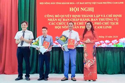 Thành lập Hội Nông dân phường Cam Linh