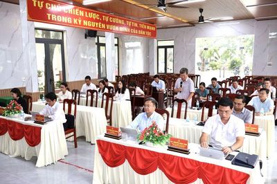 Đảng ủy xã Nam Cam Ranh rà soát, đánh giá tiến độ thực hiện các nhiệm vụ trọng tâm