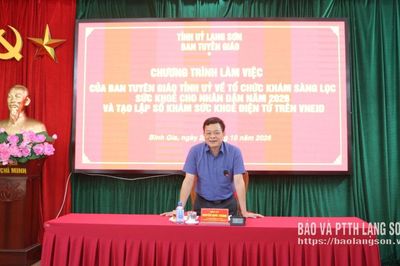Đánh giá kết quả công tác khám sức khỏe toàn dân tại các xã khu vực Bình Gia