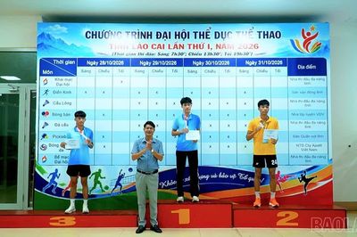 Ngành Giáo dục và Đào tạo dẫn đầu bảng tổng sắp huy chương Đại hội Thể dục, thể thao tỉnh Lào Cai lần thứ I, năm 2026