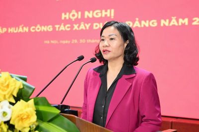 Đảng ủy Chính phủ tập huấn nghiệp vụ công tác xây dựng Đảng năm 2026