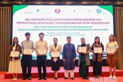 Trao Chứng nhận và Công bố Tuyên bố Ninh Bình 2026