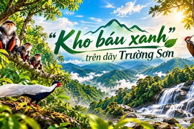'Kho báu xanh' trên dãy Trường Sơn