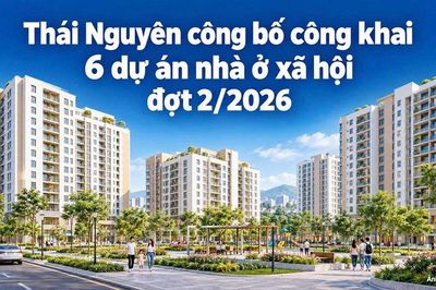 Thái Nguyên công bố 6 dự án nhà ở xã hội đợt 2/2026