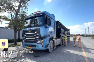 Quảng Trị: Xử lý 40 trường hợp xe quá tải, dự kiến phạt 608 triệu đồng