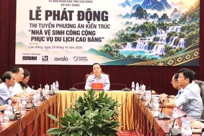 Phát động thi tuyển phương án kiến trúc 'Nhà vệ sinh công cộng phục vụ du lịch Cao Bằng'