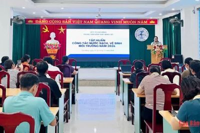 54 học viên tập huấn công tác nước sạch, vệ sinh môi trường