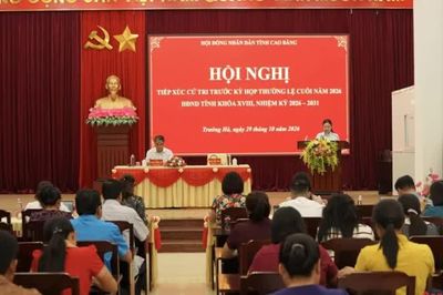 Bí thư Tỉnh ủy, Chủ tịch HĐND tỉnh Phan Thăng An tiếp xúc cử tri xã Trường Hà