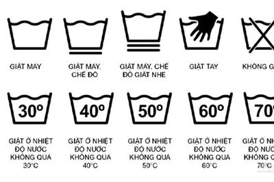Những ký hiệu trên nhãn quần áo dễ bị hiểu sai