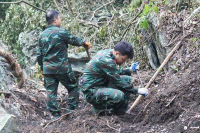 Tuyên Quang tìm thấy 22 hài cốt liệt sĩ và một chứng minh nhân dân rõ thông tin