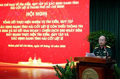 TP.HCM xác định 17 khu vực nghi có mộ liệt sĩ, tiếp tục tìm kiếm trong tháng 11