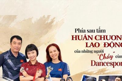 Phía sau tấm Huân chương Lao động của những người 'cháy' cùng dancesport