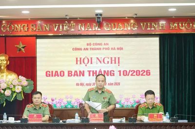 Công an Hà Nội tập trung thực hiện tốt nhiệm vụ công tác các tháng cuối năm 2026