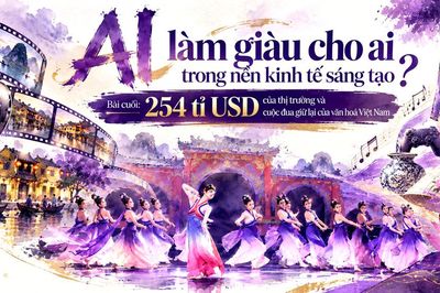 AI làm giàu cho ai trong nền kinh tế sáng tạo?Bài cuối: 254 tỉ USD của thị trường và cuộc đua giữ lại của văn hoá Việt Nam