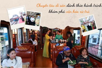 Chuyến tàu di sản đánh thức hành trình khám phá văn hóa xứ trà