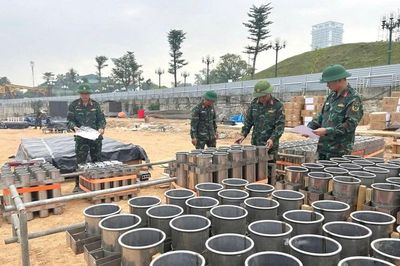 Thái Nguyên sẵn sàng cho màn pháo hoa phục vụ Festival Trà Quốc tế