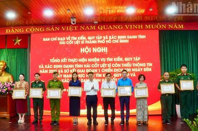 Thành phố Hồ Chí Minh kiên trì tìm kiếm đưa các liệt sĩ trở về
