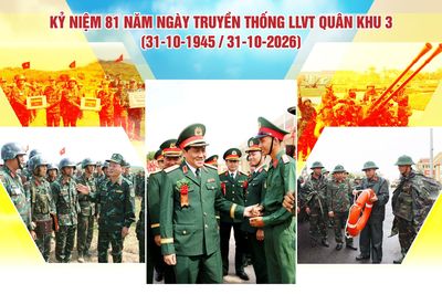 Kỷ niệm 81 năm Ngày truyền thống LLVT Quân khu 3 (31-10-1945/31-10-2026): Phát huy truyền thống anh hùng, xây dựng Đảng bộ Quân khu trong sạch, vững mạnh