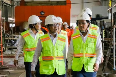 Lãnh đạo EVNGENCO3 kiểm tra tiến độ đại tu tổ máy S1 - Nhà máy Nhiệt điện Vĩnh Tân 2