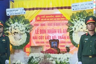 Đón người lính Thành cổ Quảng Trị trở về đất mẹ