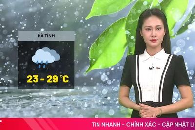 Dự báo thời tiết Hà Tĩnh ngày 30/10: Nhiều mây, có mưa rào và dông