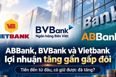 Lợi nhuận ABBank, BVBank và Vietbank tăng mạnh: Điều gì đáng chú ý với nhà đầu tư?
