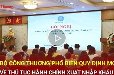 Bộ Công Thương phổ biến quy định mới về thủ tục hành chính xuất nhập khẩu