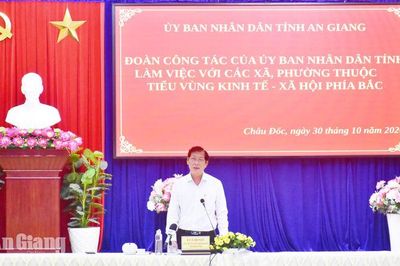 An Giang yêu cầu giải ngân 100% vốn đầu tư công tại tiểu vùng phía Bắc