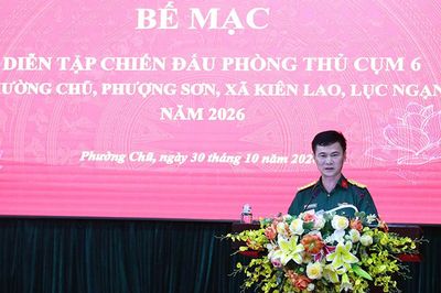 Bắc Ninh: Cụm 6 hoàn thành xuất sắc nhiệm vụ diễn tập chiến đấu phòng thủ