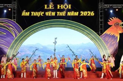 Bắc Ninh: Ấn tượng khai mạc tuần Lễ hội Ẩm thực Yên Thế năm 2026