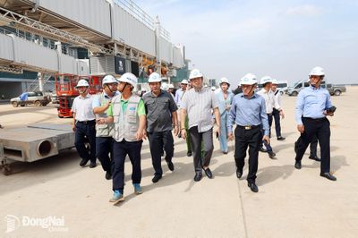 Khảo sát về khoa học, công nghệ, chuyển đổi số tại Sân bay Long Thành