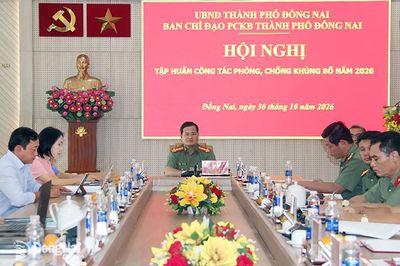 Tập huấn về công tác phòng, chống khủng bố trên địa bàn thành phố Đồng Nai năm 2026