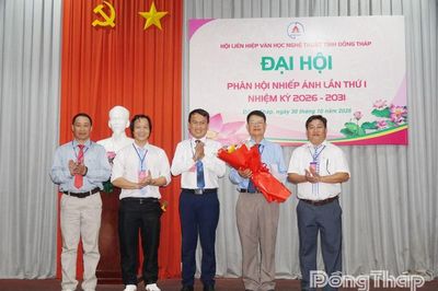 Ông Ngô Quang Tuyên giữ chức Phân hội trưởng Phân hội Nhiếp ảnh tỉnh Đồng Tháp