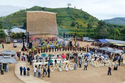 Xã Biển Hồ khai mạc chuỗi sự kiện thuộc Festival cồng chiêng