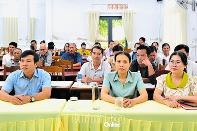 Phường Ninh Chử tập huấn nghiệp vụ công tác Mặt trận cho 60 học viên