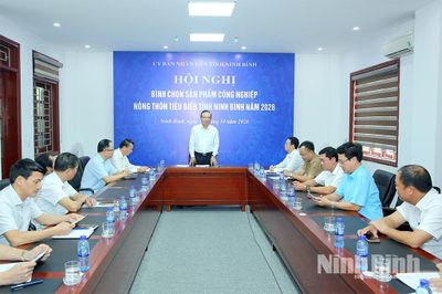 Hội nghị bình chọn sản phẩm công nghiệp nông thôn tiêu biểu tỉnh Ninh Bình năm 2026