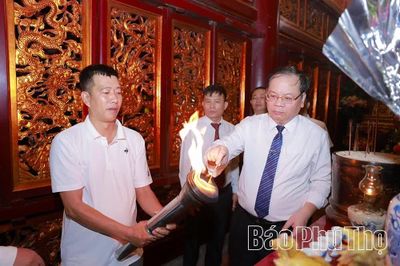 Lễ xin lửa truyền thống Hội khỏe Phù Đổng tỉnh Phú Thọ lần thứ I, năm 2026