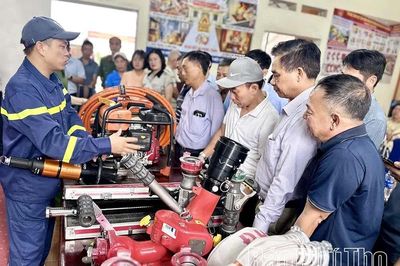 Phường Thanh Miếu ra mắt Trung tâm học tập cộng đồng về phòng cháy, chữa cháy và cứu nạn, cứu hộ