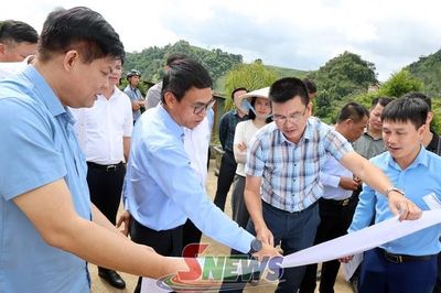 Kiểm tra tiến độ thực hiện Dự án cao tốc Hòa Bình - Mộc Châu, Dự án CT.03 và một số dự án thu hút đầu tư